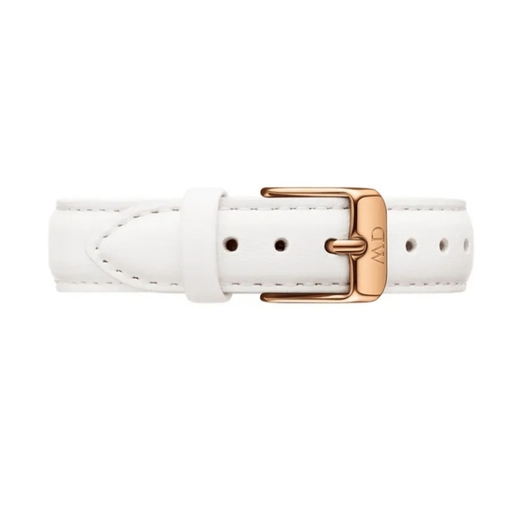Daniel Wellington Petite Bondi Watch - White Leather Strap,  Rose Gold NWT - Picture 6 of 9